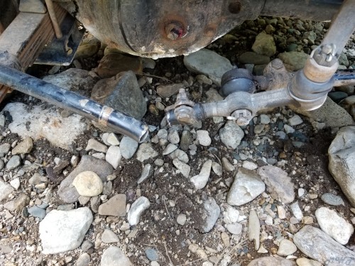 Broken tie rod